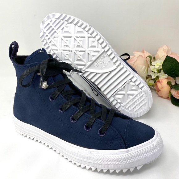 Converse Ctas Hiker High Suede Obsidian W AUTHENTI - Picture 3 of 7